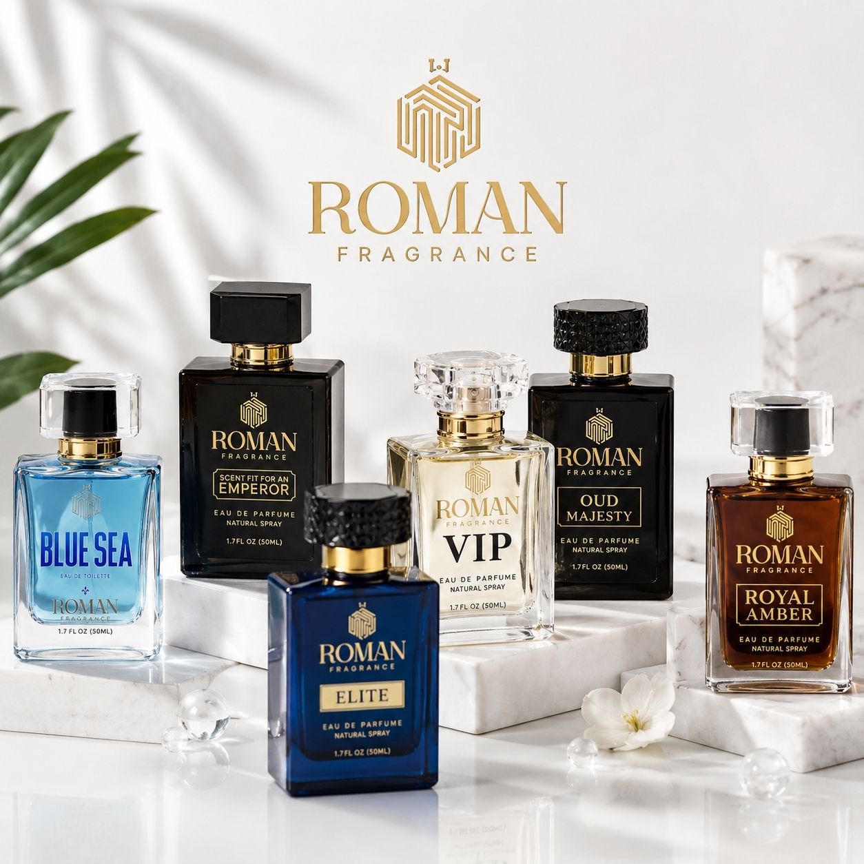 Roman Fragrance perfumes collection
