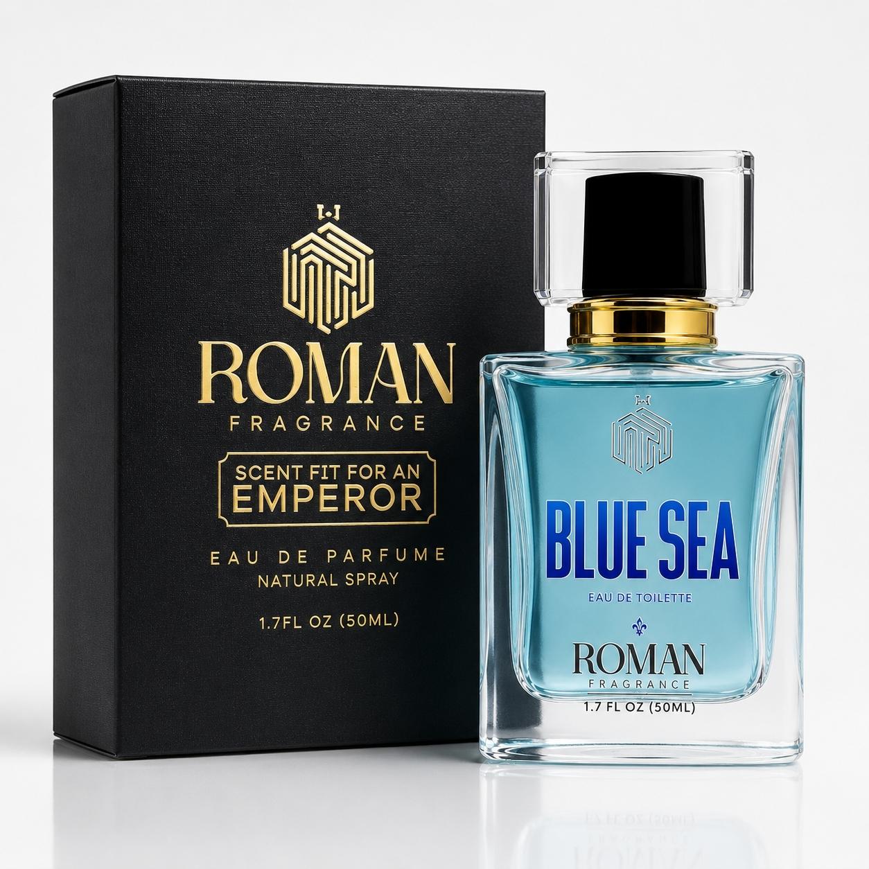 Blue Sea Perfume 50ml – Roman Fragrance gallery image 3